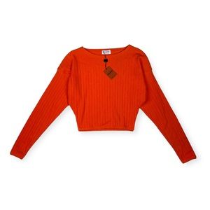 Missoni Vintage NEW Orange Tapered Top